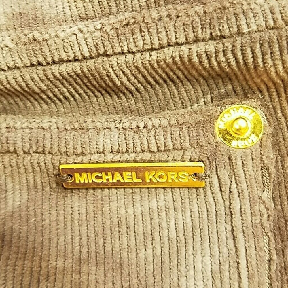 MICHAEL Michael Kors Brown Corduroy Skinny Pants Leggings NWT - Picture 8 of 12